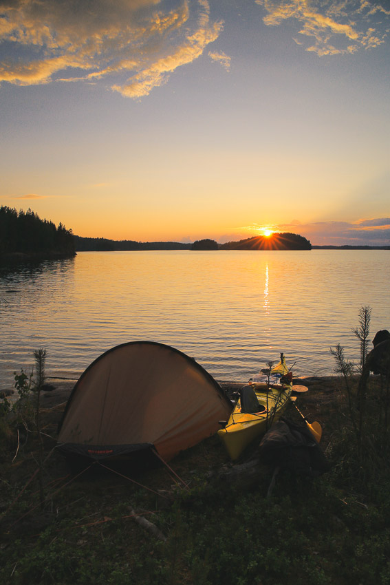 Linnansaaren kansallispuisto Linnansaari melonta kayaking Finland Saimaa Lake Savonlinna