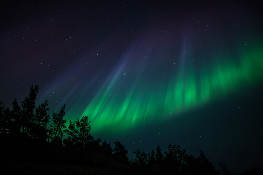 Northern Lights auroras Kirkkonummi Porkkalanniemi Finland 17.3.2015 revontulet