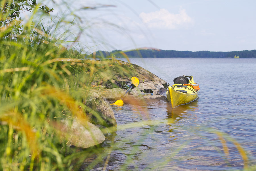 Linnansaaren kansallispuisto Linnansaari melonta kayaking Finland Saimaa Lake Rantasalmi