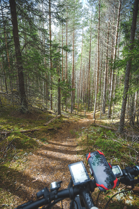Poronpolku maastopyöräily Loppi Komion luonnonsuojelualue MTB Finland