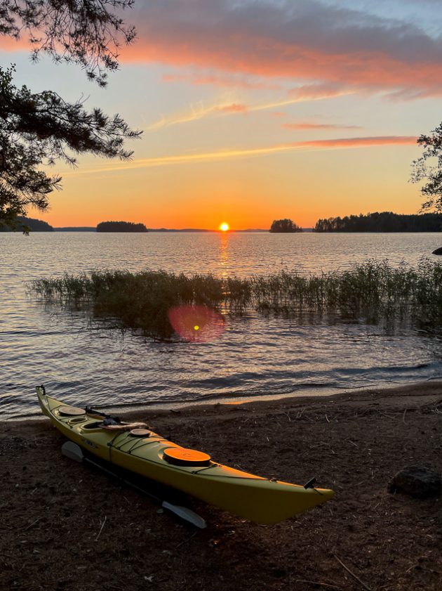 Kirvessaari Linnansaaren kansallispuisto melonta kayaking Linnansaari Haukivesi Saimaa Linnansaari National Park Lake Saimaa