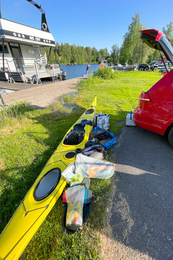 Joutenvesi Enonkoski melonta kayaking Saimaa Lake Saimaa